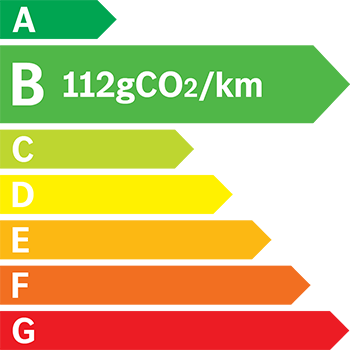 Étiquette énergie 112 g/km
